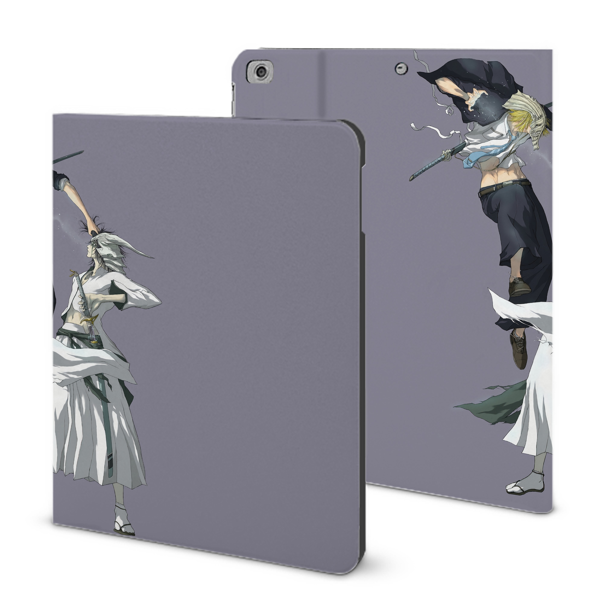 （画像用） ブリーチ BLEACH IPad ケース ブック型 PUレザー TPU 耐衝撃 軽量 薄型 ペン収納なし 全面保護 IPad 各モデル対応